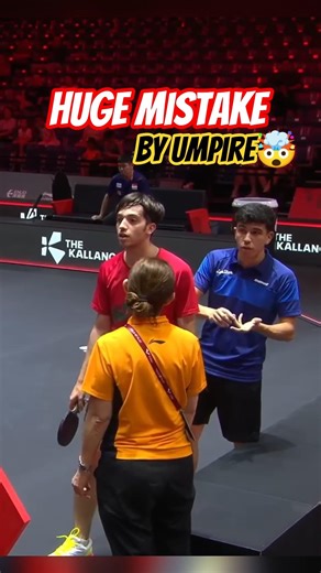 Umpire Made a Wrong Decision #hindi #shortsfeed #kheldrishtikon #sports #tabletennis #athletics