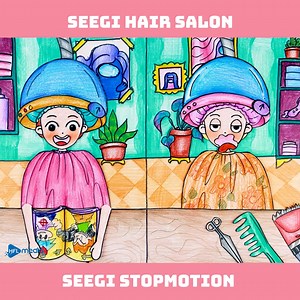 © Copyright by HFL Media Seegi Hair Salon ☞ Do not Reup Get in touch with us: info@hflmedia.net #Seegi #cartoon #HFL #stopmotion | Stop Motion Paper ASMR