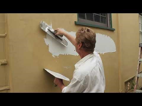 Apply smooth stucco with La Habra acrylic stucco, Image