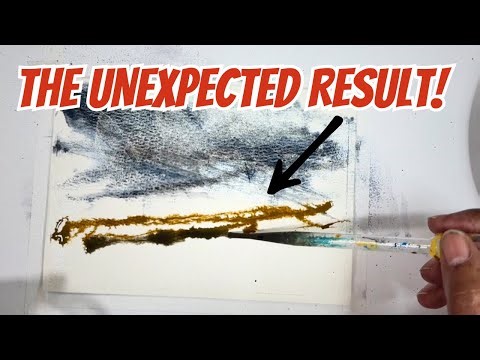 You Won’t Believe What Ink Does to Watercolor!