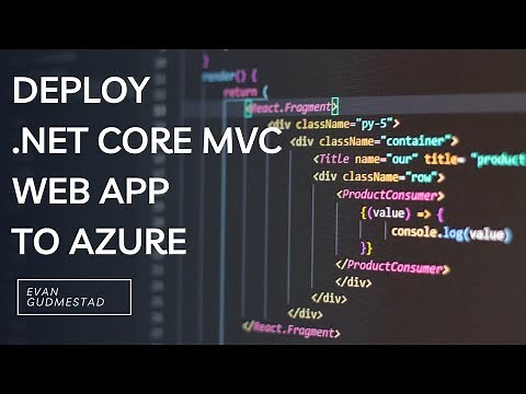 How to Deploy an ASP.NET Core MVC App with a Database to Azure