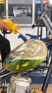 4.2M views · 26K reactions | See Through Gas Tank! 勞 #gas #petrol #bikes | Supercar Blondie | Facebook