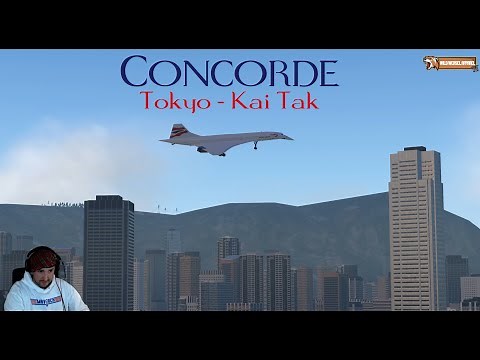 Concorde | XP11 | Tokyo - Kai Tak | VATSIM | Full Flight