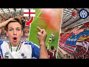 "IT'S ALL KICKING OFF..." English Fan Experiences MILAN DERBY 🇮🇹