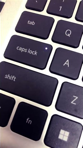 When Caps lock turns on automically💀