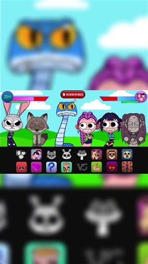 Sprunki Battle Mod - ZOOTOPIA 2 VS KPOP DEMON HUNTERS #zootopia #sprunkiincredibox #sprunki