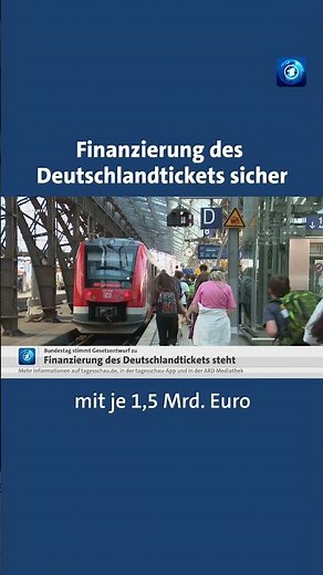 Das Deutschlandticket ist bis 2030 sicher. Der Bundestag will jährlich 1,5 Mrd. Euro bereitstellen.