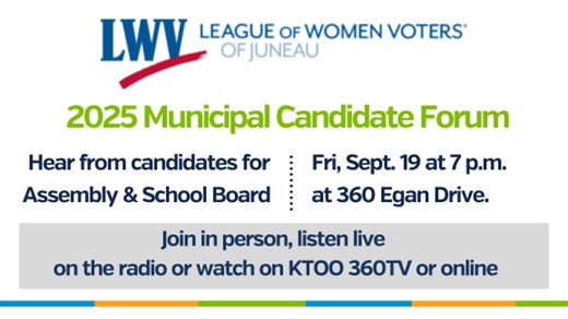 WATCH: 2025 League of Women Voters of Juneau candidate forum