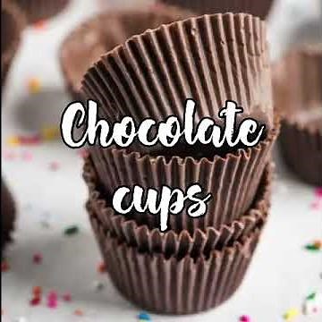 Chocolate Cups l How to make Chocolate Cup l Super Easy & Quick
