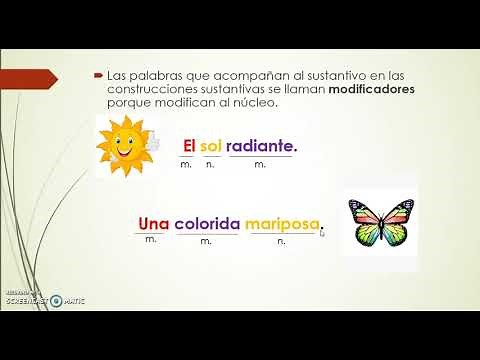 Lengua: construcción sustantiva y construcción verbal
