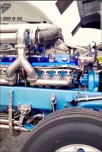 16v92 Detroit Diesel engine sound great #fyp #truck #fypシ #detroit #detroitdiesel #loud #shorts