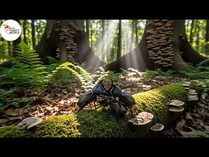 Epic Beetle Battle: Extreme Close-Up Insect Fight Captured in Stunning Detail