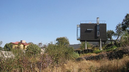 Casa Negra is designed to "be like a camera obscura" says Frida Escobedo