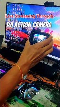 Livestream Setup in my DJI ACTION CAM