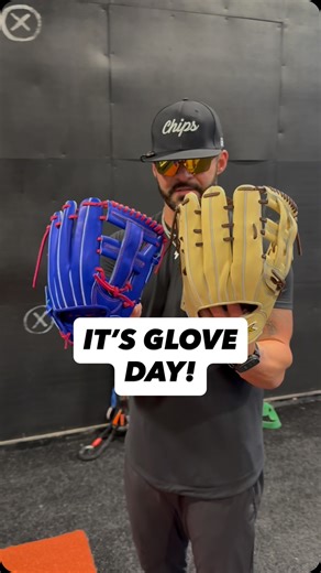 Alex Hale | CHIPS Performance Training on Instagram: "Today we are reviewing two high-performance Jax baseball gloves from Japan. The tan 12.5 inch outfielder’s glove features flared fingertips for easier control, a stiff palm for stability, and a looser finger design that can be tightened for a customized fit. Its premium Japanese leather provides both durability and comfort, making it a strong option for serious players. The second model is a blue 11.75 inch infielder’s glove with a bold color