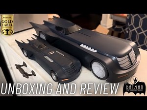 McFarlane Toys Batman the Animated Series Batmobile Unboxing!