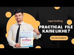 Drafting Pleading and Conveyancing Practical File For Law Students । How To Draft Practical File