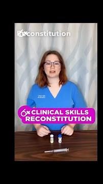 Reconstitution: Clinical Skills | @LevelUpRN