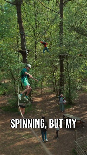 How to Stop Spinning on a Zip Line… Sort Of