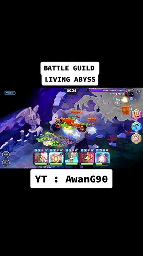 BATTLE GUILD VS LIVING ABYSS LICORICE #cookierunkingdom #cookierun #guildbattlecookierun #livingabysslicorice