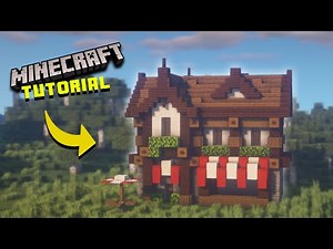 Minecraft: How to Build a Market House | Store | Coffee Shop
