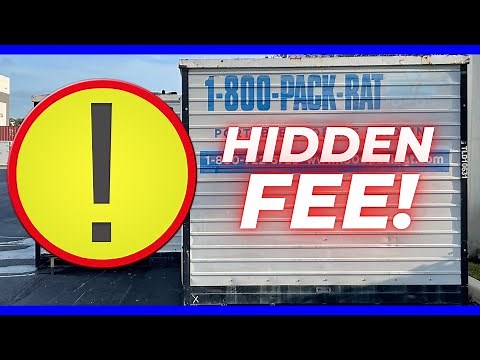 1-800-PACK-RAT WARNING: How I Fought a $1,200 Hidden Moving Fee! | 1-800-PACK-RAT Review