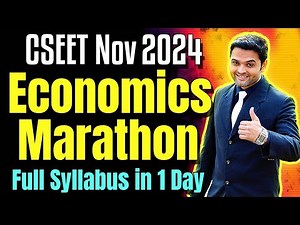 FREE CSEET Economics Brahmastra Marathon Revision for November 2024 | Full Syllabus in 1 Day