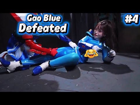 [Superheroine highlight] Blue Rangers Surrender Heroine Blue's Defeated #Superheroines #powerrangers