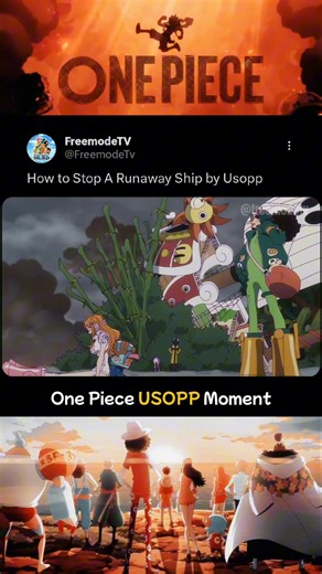 How to Stop a Runaway Ship by Usopp #shorts