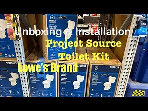 Project Source Toilet Kit Installation