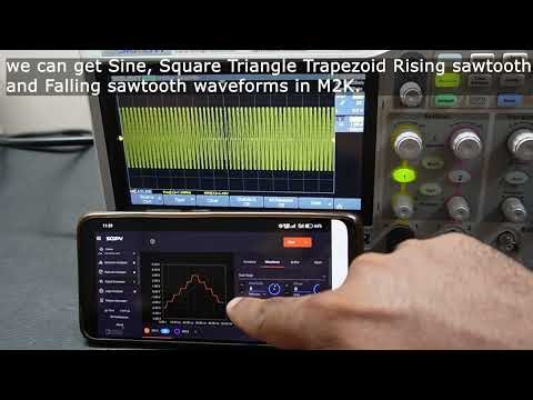 ADALM 2000 M2K SIGNAL GENERATOR FEATURES TESTING