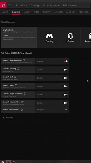 BOOST FPS with AMS Radeon Super Resolution RSR #radeon #gaming #fpsboost #fps #pcgaming #gpu #pcguide #amd #nvidia #fortnite #warzone #apexlegends