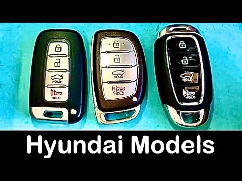 Hyundai Smart Keys-How to change Dead Battery Key Fob & Emergency Start