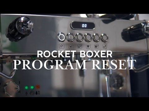#rocketespresso Program reset fix