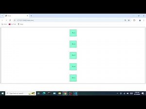 Making 5 Boxes in HTML and CSS in 2024