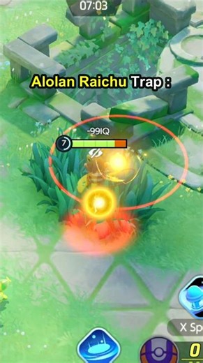 Alolan Raichu vs Sableye Trap 💣💥 Pokémon Unite