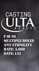1.1K views · 4 comments | CASTING ULTRA BEAUTY F 18-55 MULTIPLE ROLES ANY ETHNICITY RATE: 3,500 DATE: 1/13 | Bailey's Entertainment Group | Facebook