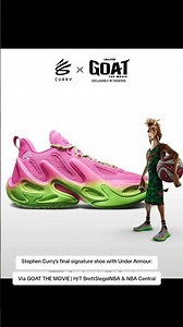 Stephen Curry’s final signature shoe with Under Armour:Via GOAT THE MOVIE | H/T BrettSiegelNBA