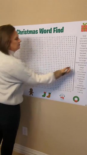 3.4K views · 33 reactions | ✨Bring the whole family together this holiday season!!! This Giant Christmas Word Search Puzzle might just save you from those boring office holiday parties. Get Yours | Systematicw.com | Facebook