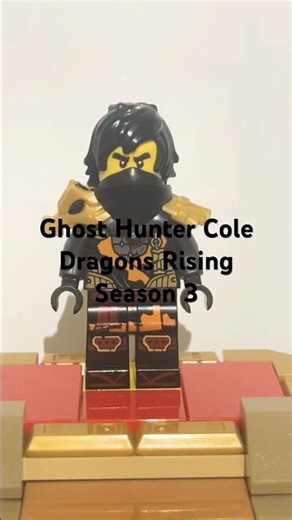 Ghost Hunter Cole #ninjago #lego #dragonsrising #ninjagodragonsrising #legoninjago #cole