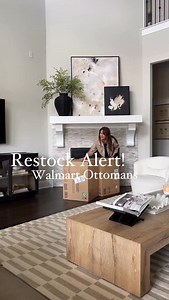 656 reactions · 27 shares | Type “shop” for links! Walmart Ottomans Are Back 懶 Beautiful, under budget—and they ship fast. Run before they sell out again. | beigewhitegray | Facebook