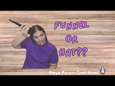 DIY Rustic Scarecrow Hat | Burlap Funnel Hat Craft for Fall & Halloween