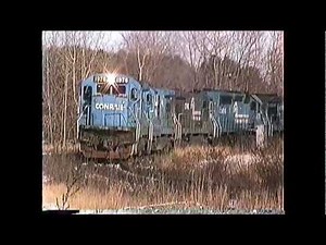 Conrail / Guilford action in the Lowell, Chelmsford,MA area Feb. 1992
