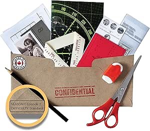 Escape Mail - Escape Room Game Kit for Family | Ages 15+, 1-4 Players | Mail Game | DIY Escape Room | Fun Adults & Teens Mystery - Standard - Episode 2