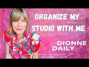 Maximize your creative space - Studio tour & Organization