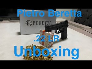 Pietro Beretta 92 Fs .22 Lr ( unboxing ) Mexico