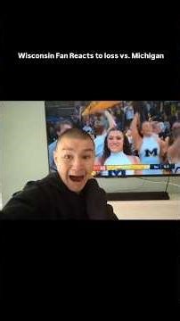 Wisconsin Fan Reacts to Buzzer Beater loss vs. Michigan! Big Ten Semifinal #michigan #wisconsin