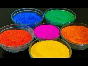 How to Make Colour Rangoli Powder at Home | Ideas to Make Homemade Rangoli Colors with Rice Flour