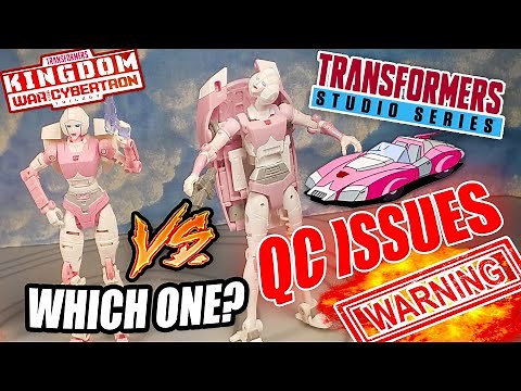 TRANSFORMERS Studio Series 86 Arcee vs Kingdom & Earthrise Arcee, Which is the best G1 Arcee Review
