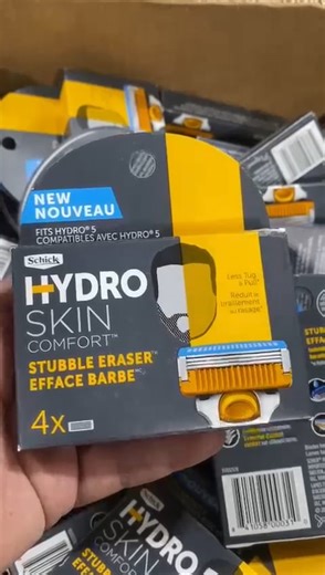 Hydro Skin Comfort Stubble Eraser 4 Cartridges (600 Pcs Lot)